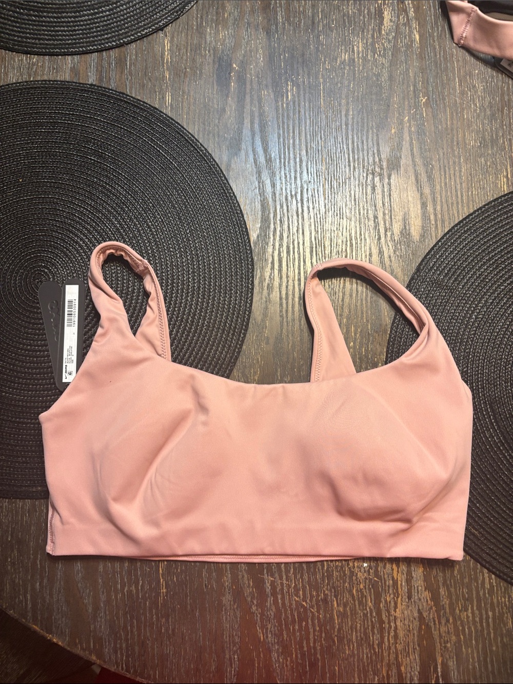 SKIMS-Nike Matte scoop neck Bralette in Dusty  Himalayan Rose
